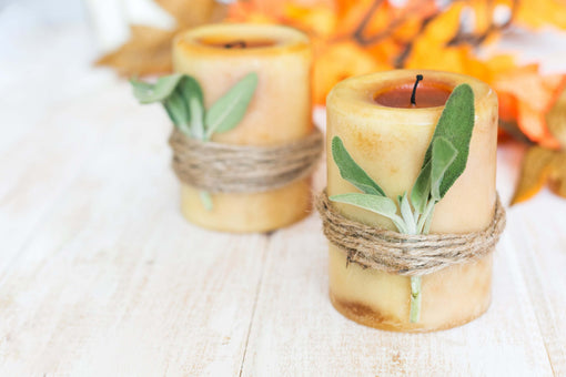 Scented Soy Candles with White Lid - Canary Candle