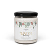 Winter berries scented candle in a reusable glass jar with a glossy label, 9 oz size.