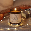 Sagittarius Soy Candle — Amber Jar, Custom Name Astrology Scented Candle - Canary Candle